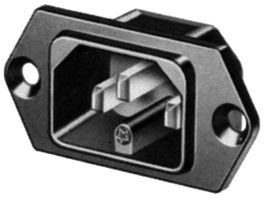 SCHURTER 6110.3300 CONNECTOR, IEC POWER ENTRY, PLUG, 15A (1 piece)