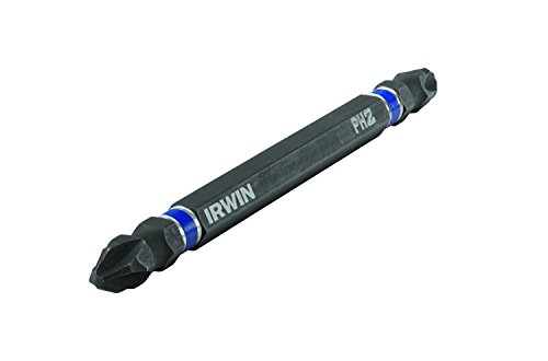 Click Here to See More Images IRWIN Tools 1871068 Impact Performance Series Double-Ended Screwdriver Number-2 Phillips Power Bit, 4-Inch