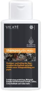 Vilaté for Men Shampoo for Strong Healthy Hair Masculine Compelling Perfect Very Economical