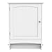 Yaheetech Medicine Cupboard, Hanging Bathroom Storage with Height Adjustable Shelf and Rod - White 18.9 x 6.3 x25.8 Inches