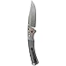 Benchmade - Crooked River 15085-1 EDC Manual Open Hunting Knife Made in USA, Clip-Point Blade, Plain Edge, Satin Finish, G10 Handle
