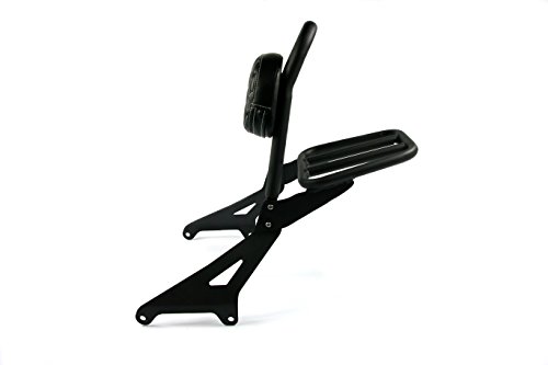 Motorcycle Detachable Backrest Passenger Pad Driver Rider Sissy Bar with Luggage Rack For Yamaha Stryker 1300 XVS1300