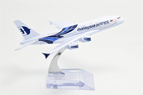 TANG DYNASTY(TM) 1:400 16cm Airbus A380 NEW Painting Malaysia Airlines Metal Airplane Model Plane Toy Plane Model
