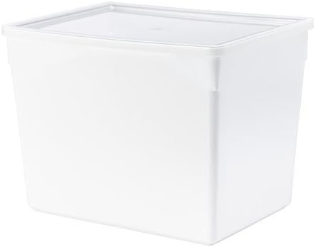 IKEA TILLSLUTA Vorratsbehälter mit Deckel; in weiß; (31x23x23cm