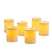 Sterno Home, Cream Inglow Battery-Operated 1-3/4-Inch Flameless Wax-Covered LED Votive Candle, 6-Pack