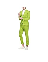 Cloudstyle traje de hombre de un solo pecho con un botón central de ventilación 2 piezas Slim Fit Trajes formales