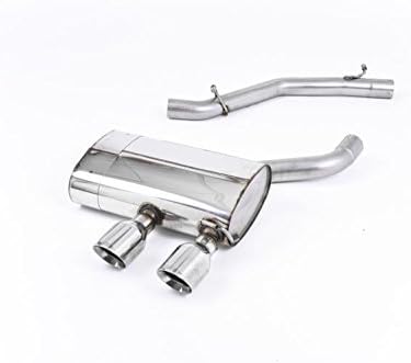 Milltek SSXVW133 2005 Golf MK5 R32 3.2 V6 100mm GT100 Cat-back Non-resonated