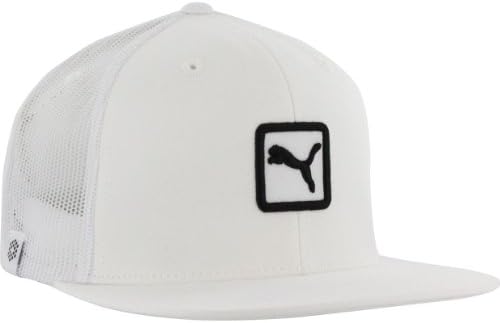 Puma Men's Cat Patch Snap Back Trucker Hat