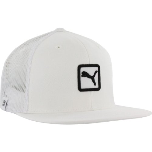 Puma Men's Cat Patch Snap Back Trucker Hat