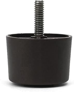 Leg Daddy 1 1 2 Brown Tapered Cylindrical Hdpe Plastic Sofa Leg