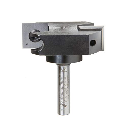 Amana Tool RC-2256 Mini Insert Spoilboard Surfacing Rabbeting Flycutter Slab Leveler & Surface Planer 1-1/2 D x 12mm (15/32) CH x 6mm SHK Router Bit