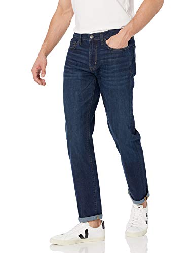Amazon Essentials Men's Jeans Slim Fit Stretch - Discontinued Colors, Dark Wash…