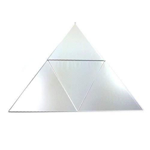 Super Cool Creations Mirrored Triangle Mosaic Wall Tiles - Pack of 10-20cm x 20cm
