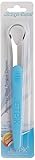 Jetpik Stainless Steel Tongue Cleaner, Blue Color Handle