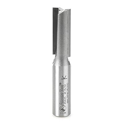 Amana Tool 45425 Carbide Tipped Undersized Plywood Dado Plunge 15/32 D x 1-1/4 CH x 1/2 Inch SHK Router Bit for Plywood Thickness 1/2 minus 1/32
