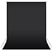 Neewer® 5.25ft x 10ft/1.6x3M Non-Woven Fabric Backdrop Background Cloth for Photo Studio Portrait Photography Video Shooting(Black)