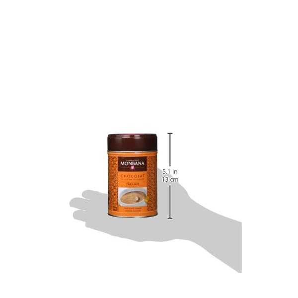 Monbana Schokoladenpulver Karamell 250g Dose (mind. 32% Kakao), 1er Pack (1 x 250 g) – Bild 5
