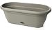 Bloem Living LWB1860 Planter, 18 Inch, Peppercorn
