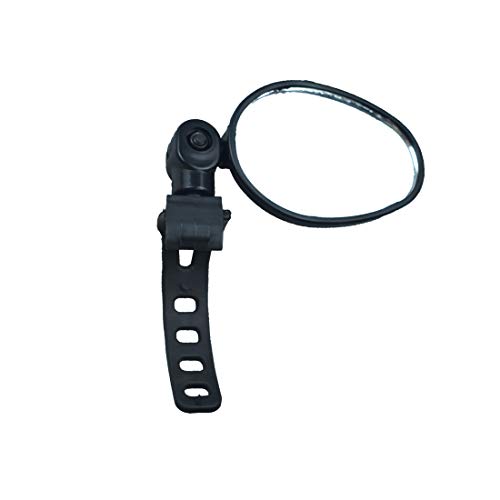 ELCYCO Bike Rearview Mirrors Adjustable & Rotatable Handlebar End Mount Convex Glass Mirror Easy Install