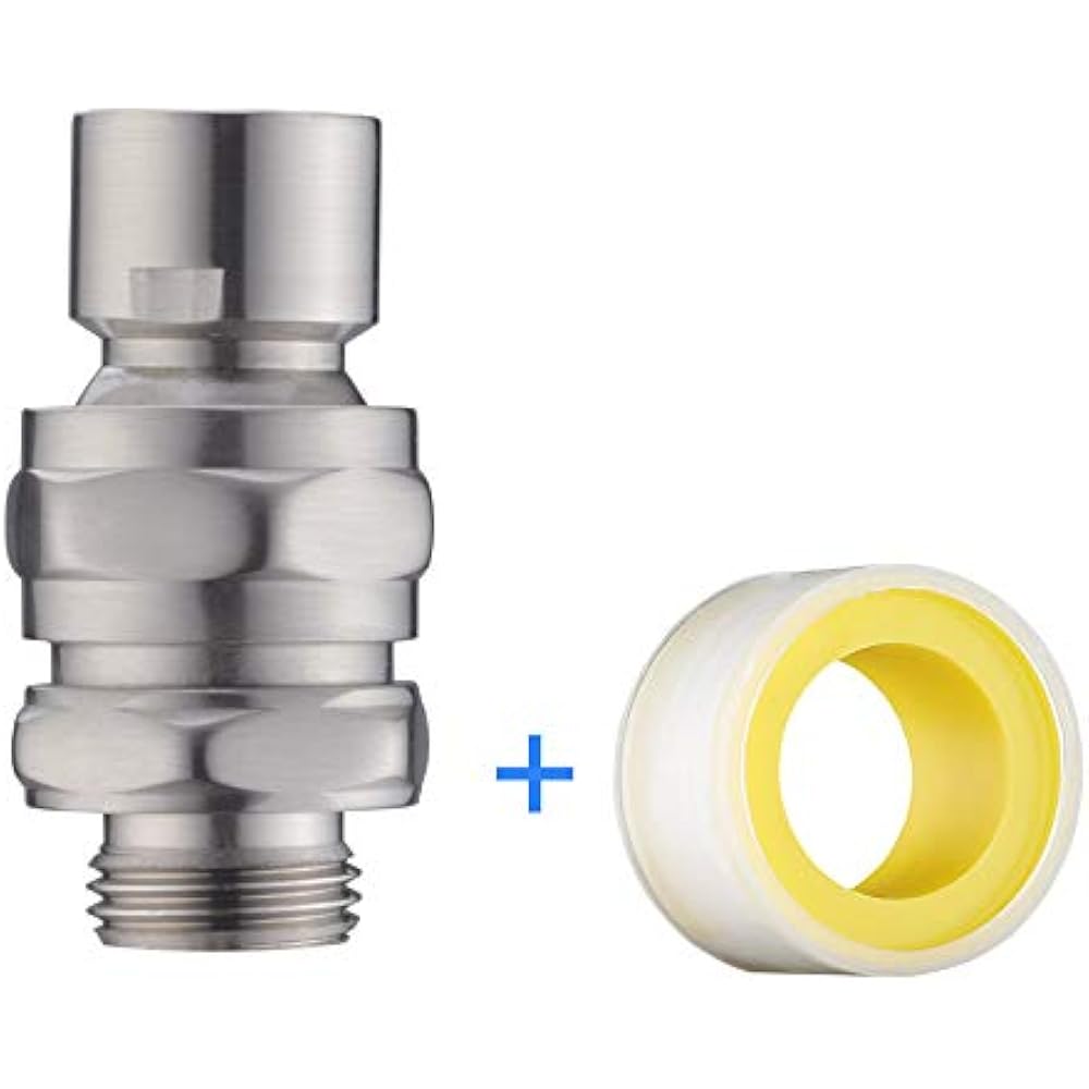 Shower Head Swivel Ball Adapter Brass Joint Arm Angle Adjustable