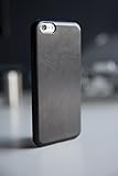 Leather iPhone 6s Case, Slim, Soft, Eco Friendly, Premium PU Leather * Rubber All Around Bumper Protection * Scratch Resistant * Thin Skin Case (AT&T, Sprint, T-Mobile, Verizon) (Black)