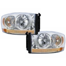Headlight for Dodge Ram 2006 06 1500 2500 3500 Head Light Lamp Lh + Rh
