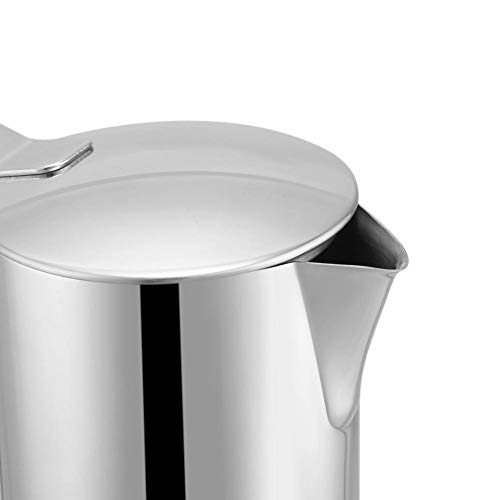 Stovetop Coffee Pot, Stainless Steel Percolator Coffee Maker Moka Pot for Gas & Electric Stovetop 200ml - Thumbnail 7