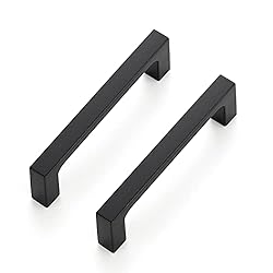 Ravinte 5 Pack 3-1/2 inch Hole Centers Matte Black