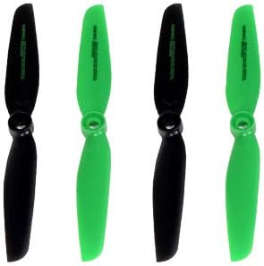 Contixo 4-pcs Main Blades Propellers Extra Spare Replacement Parts for Contixo F20 RC Quadcopter Drones Black/Green