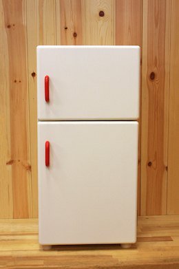 最安値挑戦 おままごと冷蔵庫 ２ドアミルキーホワイト ポイント赤 B07d1xm174 春夏新色 Www Hpjc Org