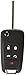 General Motors OEM GM Chevrolet Flip Key Keyless Entry Remote Fob (FCC ID: OHT01060512 / P/N: 13504199, 13500221)