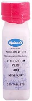 Hyland's Homeopathic Hypericum Perf. 30x Tablets, 250 Count