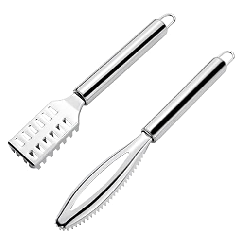 Fish Scaler Remover, Fish Scales Scraping Tool, Fishes Scaler Scraper with Grip