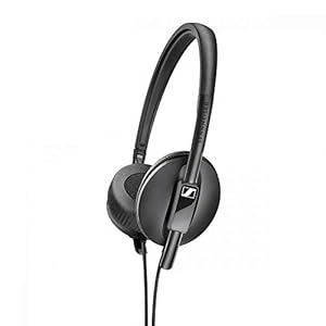 Sennheiser HD 100 Leichter, faltbarer On-Ear-Kopfhörer ̶̶ schwarz, One Size