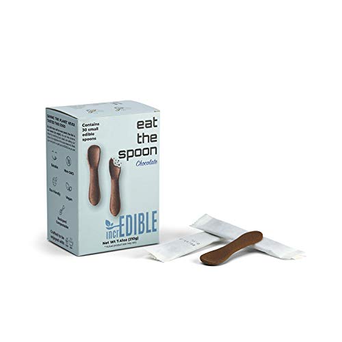 incrEDIBLE Edible Spoons 1.0 Crunchy Eco Friendly Alternative to