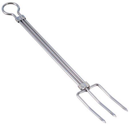 Kitchencraft Stainless Steel Extending Toasting Fork, Carded