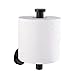 KES Vertical Toilet Paper Holder Bathroom Tissue Holder Paper Roll Dispenser SUS 304 Stainless Steel Rustproof Toilet Roll Holder Wall Mount Matt Black, A2075S12-BK