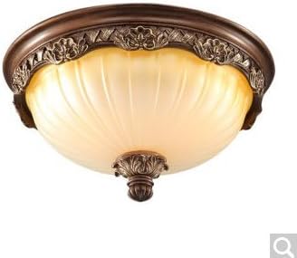 European style dome light simple retro living room bedroom lamp American LED kitchen Wei Yang table lamp (trumpet)