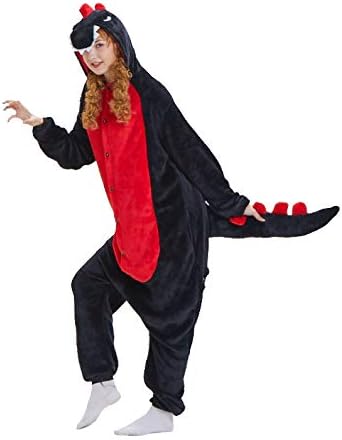 Unisex Adult Flannel Unicorn Animal Pajamas Cosplay Onepiece Costume Jumpsuit