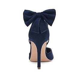 Womens Heels Bow Tie Back Sexy High Stiletto Ankle