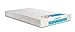Safety 1st Peaceful Lullabies Baby Crib and Toddler Mattress with High-Density Thermo-Bonded Core - Washable, Water Resistant and Durable - White