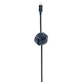 Native Union NIGHT Cable [Apple MFi Certified] for Apple Lightning Devices 10ft Lightning to USB Charging Cable with Weighted Knot (Marine)