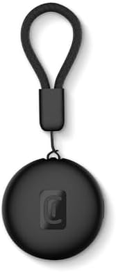 localisateur d'objets Tracy Tag Dual Compatible avec l'application Localiser d'Apple et Google Find Hub, avec la Certification IP67 et Une Pile CR2033, Noir