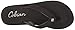 cobian Women's Dove Wedge Flip Flop, Black, 8 M US