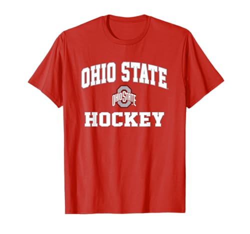 Ohio State Buckeyes Men's Hockey Herbst 34 Red T-Shirt