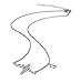 WDSHOW Heartbeat EKG Necklace 18k Rose Gold Plated or Silver-Tone