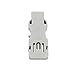 Multi-Function ECG/EKG 3.0 Needle to Tab Adapters - 989803166031 White Package of 10PCS