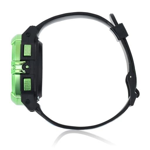 Lucasfilm Star Wars Baby Yoda Kids Digital Watch Set - LED Flashing Light, LCD Watch Display, with Keyshain Flashlight, Kids, Boys Watch, Plastic Strap in Balck (Model: MNL40014AZ)