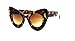 Bold Oversized Women's Cat Eye High Fashion Sunglasses