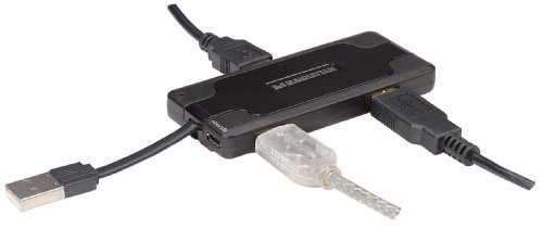 MANHATTAN Hi-Speed USB Pocket Hub (161169)